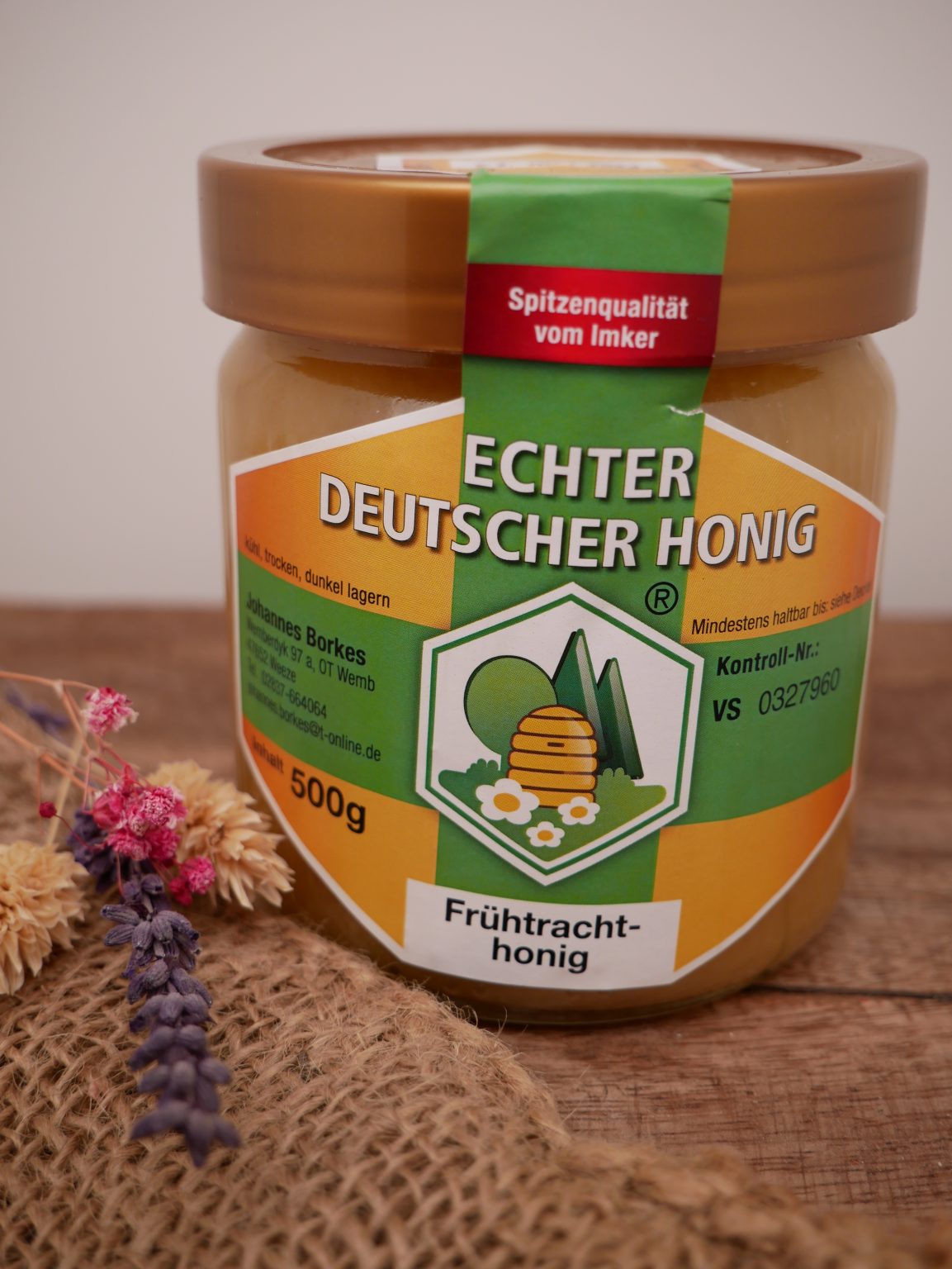 Echter Deutschler Honig Direkt Vom Imker Aus Der Eifel. 6 X